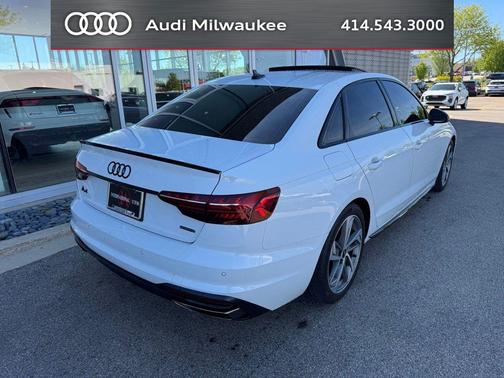 Glacier White Metallic 2023 Audi A4 45 S line Premium Plus