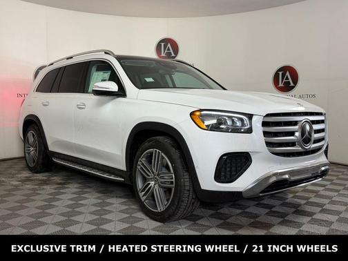 Moonlight White Metallic 2026 Mercedes-Benz GLS 450 4MATIC