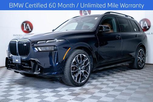 Carbon Black Metallic 2024 BMW X7 M60i
