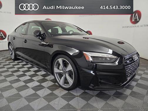 Mythos Black Metallic 2020 Audi A5 Sportback 45 Premium Plus