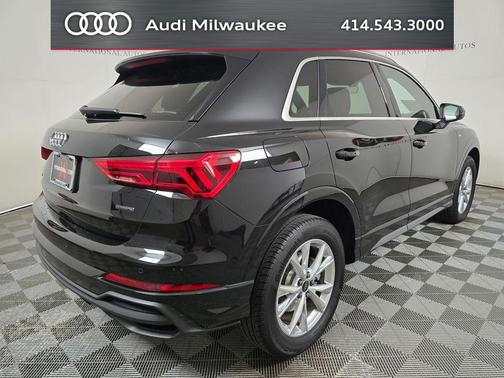 Mythos Black Metallic 2025 Audi Q3 45 S line Premium Plus