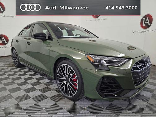 District Green Metallic 2026 Audi S3 TFSI quattro S tronic
