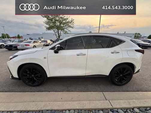 Ultra White 2022 Lexus NX 350 F SPORT Handling