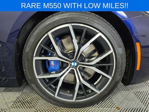 Tanzanite Blue II Metallic 2021 BMW M550 i Xdrive