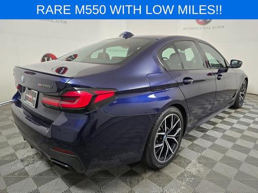 Tanzanite Blue II Metallic 2021 BMW M550 i Xdrive