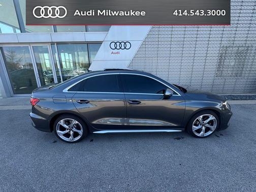 Daytona Gray Pearl Effect 2023 Audi S3 Premium Plus TFSI quattro S tronic