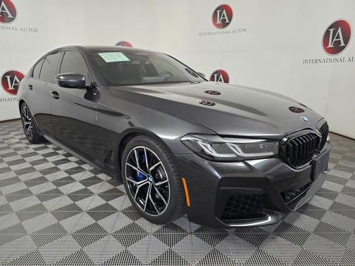 Dark Graphite Metallic 2021 BMW M550 i Xdrive