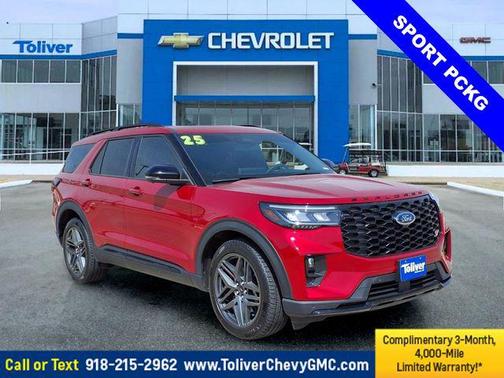 Rapid Red Metallic Tinted Clearcoat 2025 Ford Explorer ST