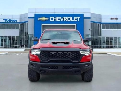 Flame Red Clearcoat 2025 RAM 1500 RHO Crew Cab 4x4 5'7' Box