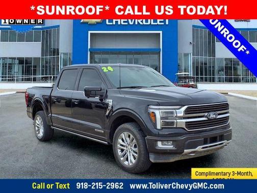 Agate Black Metallic 2024 Ford F-150 King Ranch