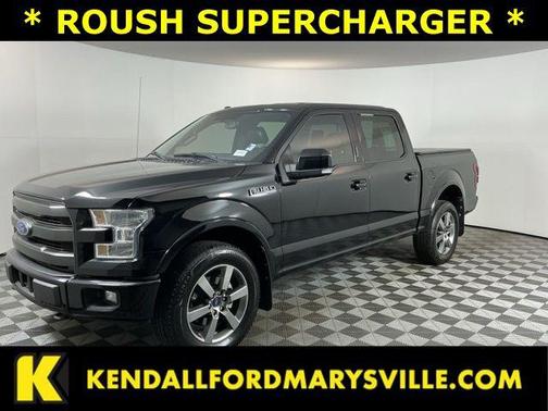 Shadow Black 2017 Ford F-150 Lariat