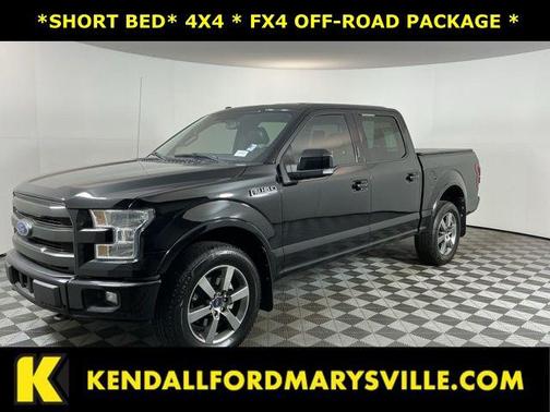 Shadow Black 2017 Ford F-150 Lariat