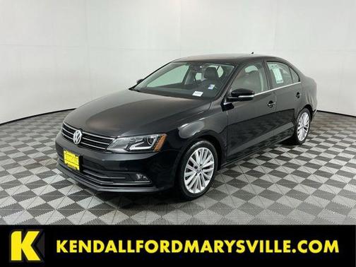 Black Uni 2016 Volkswagen Jetta 1.8T SEL