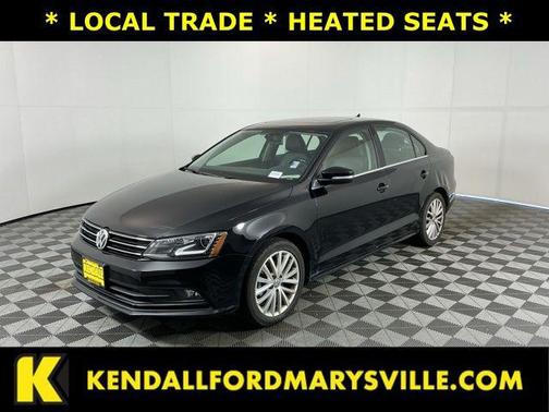 Black Uni 2016 Volkswagen Jetta 1.8T SEL