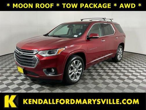 Red Tintcoat 2019 Chevrolet Traverse Premier