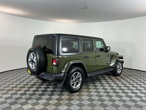 Green 2021 Jeep Wrangler Unlimited Sahara