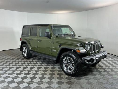 Green 2021 Jeep Wrangler Unlimited Sahara
