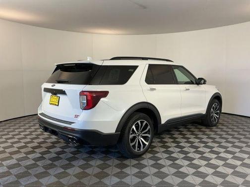 Star White Metallic Tri-Coat 2020 Ford Explorer ST