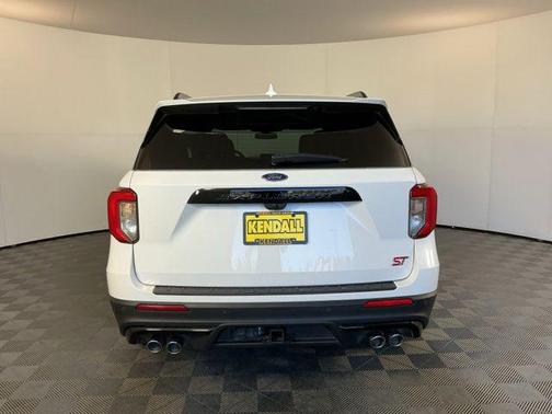 Star White Metallic Tri-Coat 2020 Ford Explorer ST