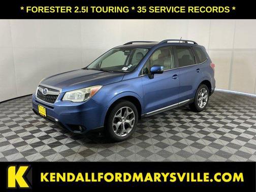 Quartz Blue 2015 Subaru Forester 2.5i Touring