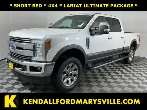 White Platinum 2018 Ford F-250 Lariat
