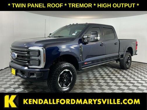 Antimatter Blue Metallic 2025 Ford F-350 Platinum