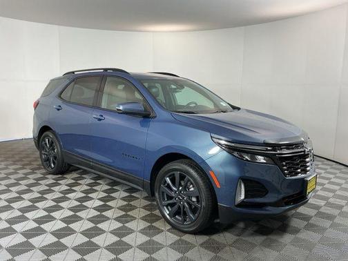 Lakeshore Blue Metallic 2024 Chevrolet Equinox AWD RS