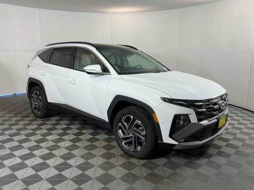 Creamy White Pearl 2025 Hyundai TUCSON Hybrid Limited