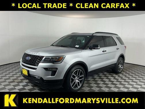 Ingot Silver 2018 Ford Explorer Sport