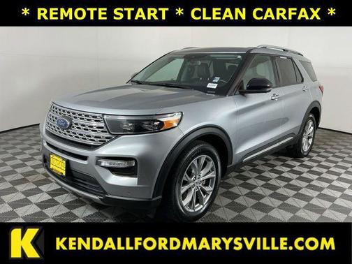 Iconic Silver Metallic 2023 Ford Explorer Limited