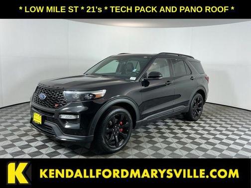 Agate Black Metallic 2023 Ford Explorer ST