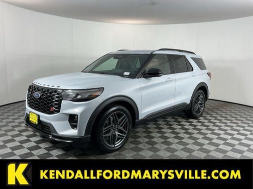 Space White Metallic 2026 Ford Explorer ST