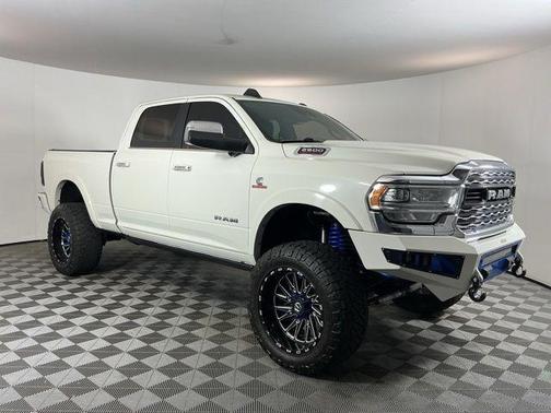 Pearl White 2019 RAM 2500 Limited Crew Cab 4x4 6'4' Box