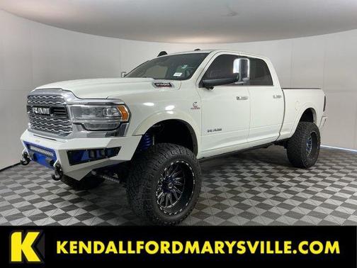 Pearl White 2019 RAM 2500 Limited Crew Cab 4x4 6'4' Box