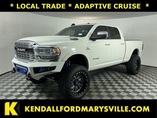 Pearl White 2019 RAM 2500 Limited Crew Cab 4x4 6'4' Box