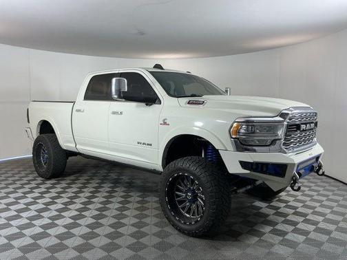 Pearl White 2019 RAM 2500 Limited Crew Cab 4x4 6'4' Box
