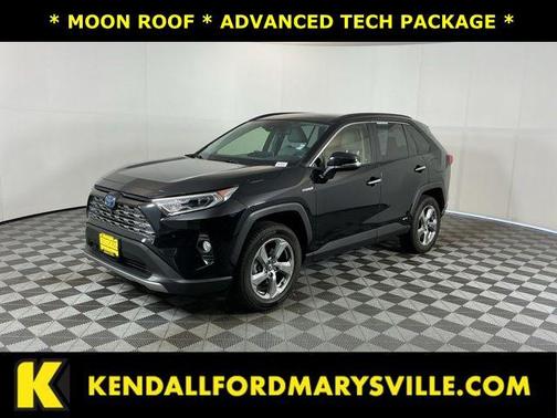 Midnight Black Metallic 2020 Toyota RAV4 Hybrid Limited