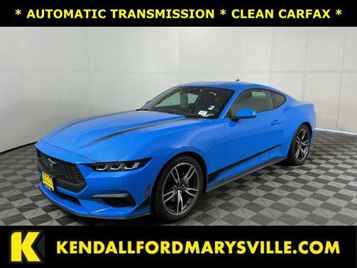 Grabber Blue 2024 Ford Mustang EcoBoost