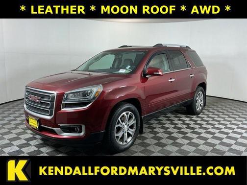 Crimson Red 2015 GMC Acadia SLT-2