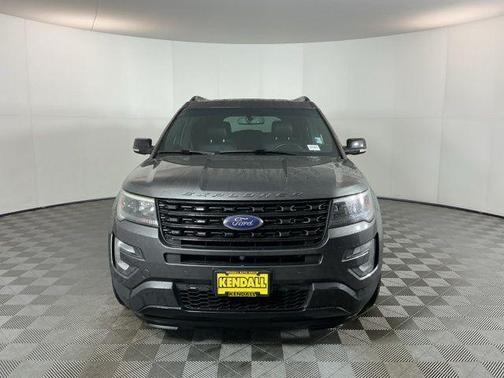 White Platinum Metallic Tri-Coat 2016 Ford Explorer Sport