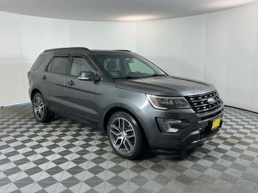 White Platinum Metallic Tri-Coat 2016 Ford Explorer Sport