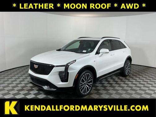 Crystal White Tricoat 2024 Cadillac XT4 Sport