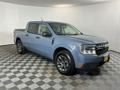 Azure Gray Metallic Tri-Coat 2024 Ford Maverick XLT