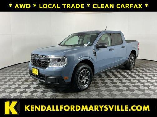 Azure Gray Metallic Tri-Coat 2024 Ford Maverick XLT