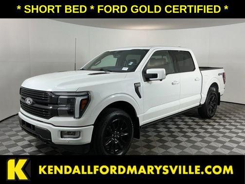 White 2025 Ford F-150 Platinum