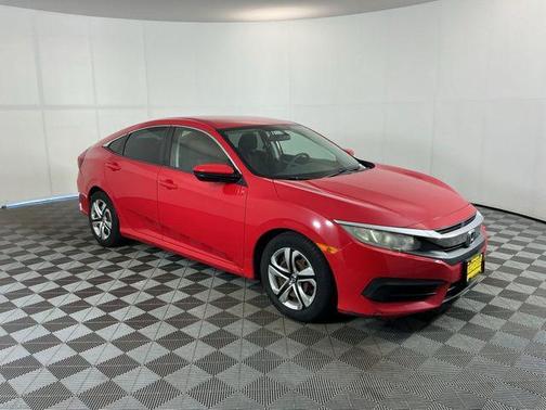 Red 2016 Honda Civic LX