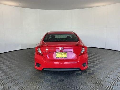 Red 2016 Honda Civic LX