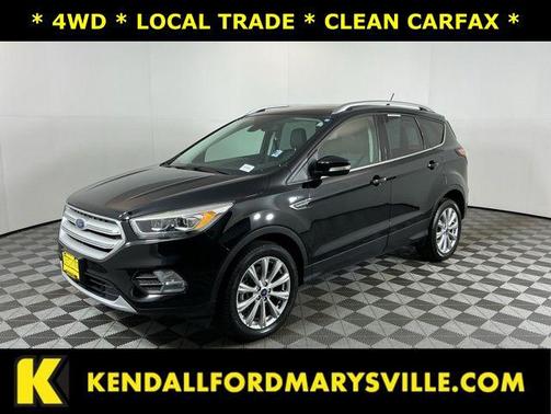 Shadow Black 2018 Ford Escape Titanium