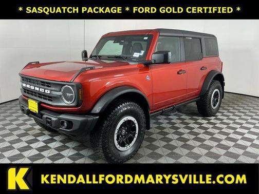 Hot Pepper Red Metallic Tinted Clearcoat 2022 Ford Bronco Black Diamond