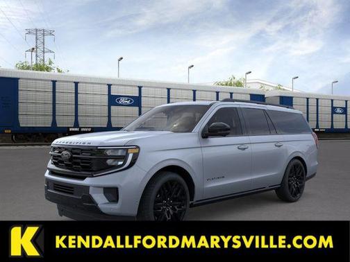 Glacier Gray Metallic Tri-Coat 2026 Ford Expedition Max Platinum